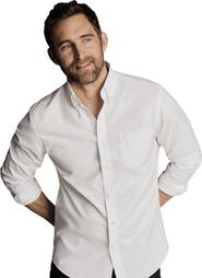 Charles Tyrwhitt Slim Fit Button-Down Collar Non-Iron Stretch Oxford Shirt