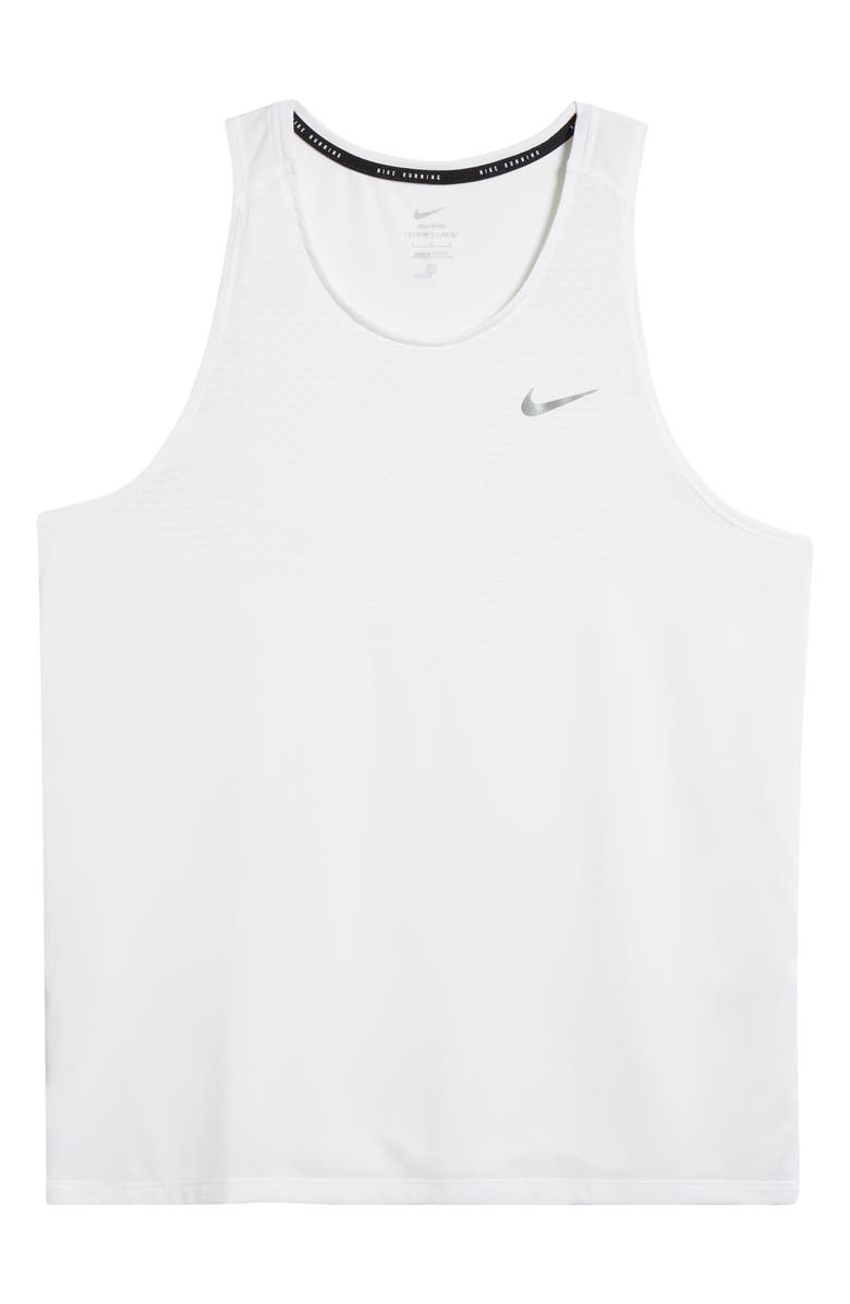 Nike Stride Dri-FIT Running Tank, Alternate, color, White