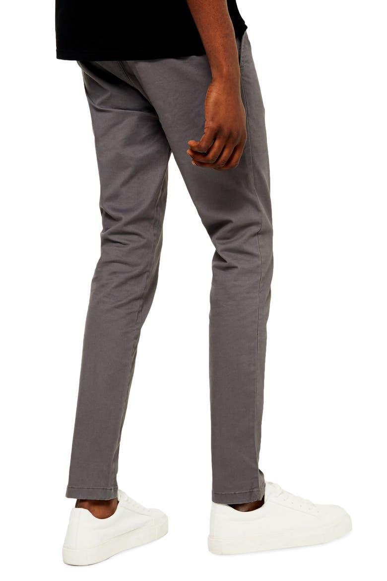 Stretch Skinny Fit Chinos, Alternate, color, CHARCOAL