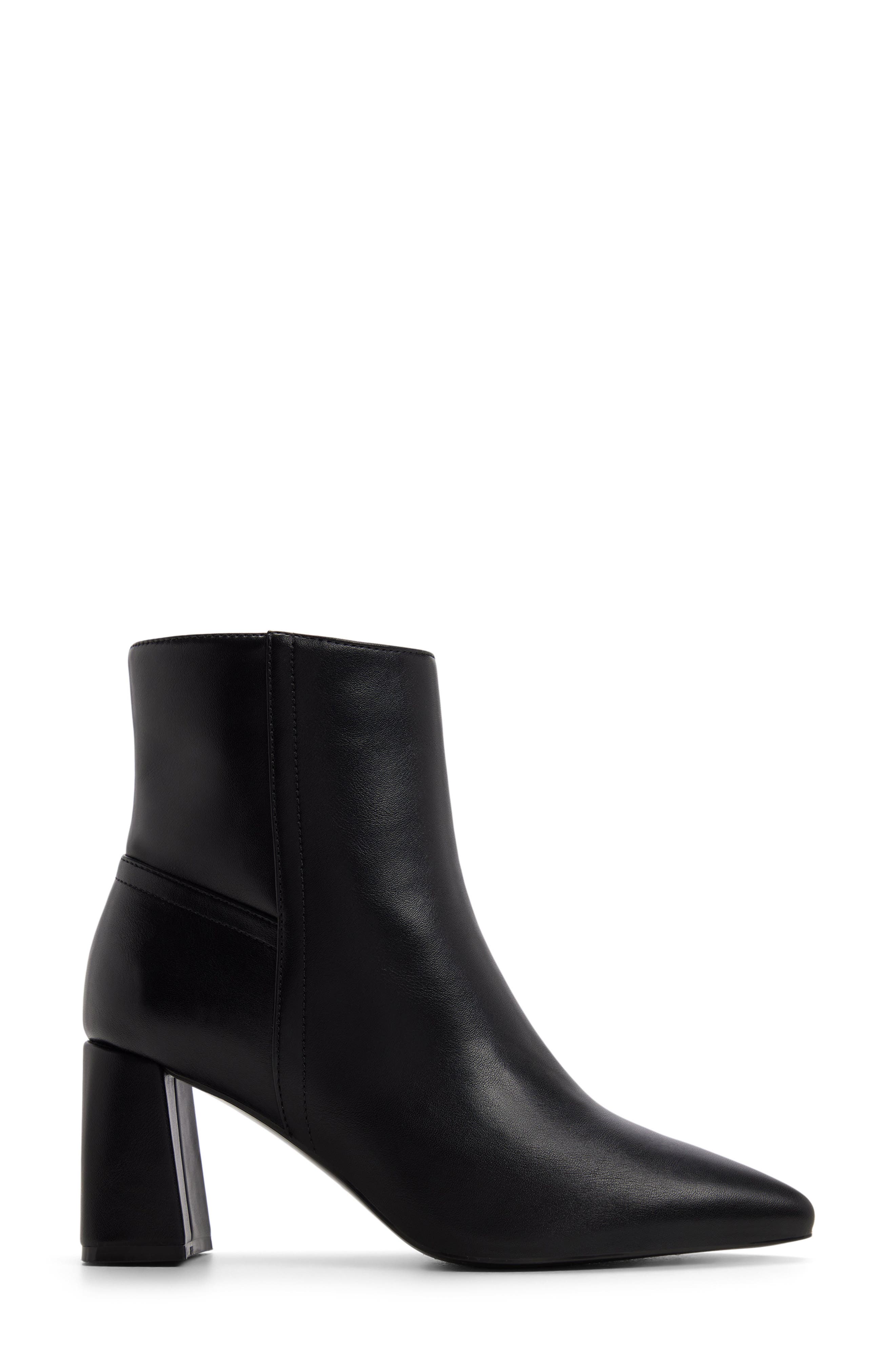 Janb Block Heel Bootie, Alternate, color, BLACK