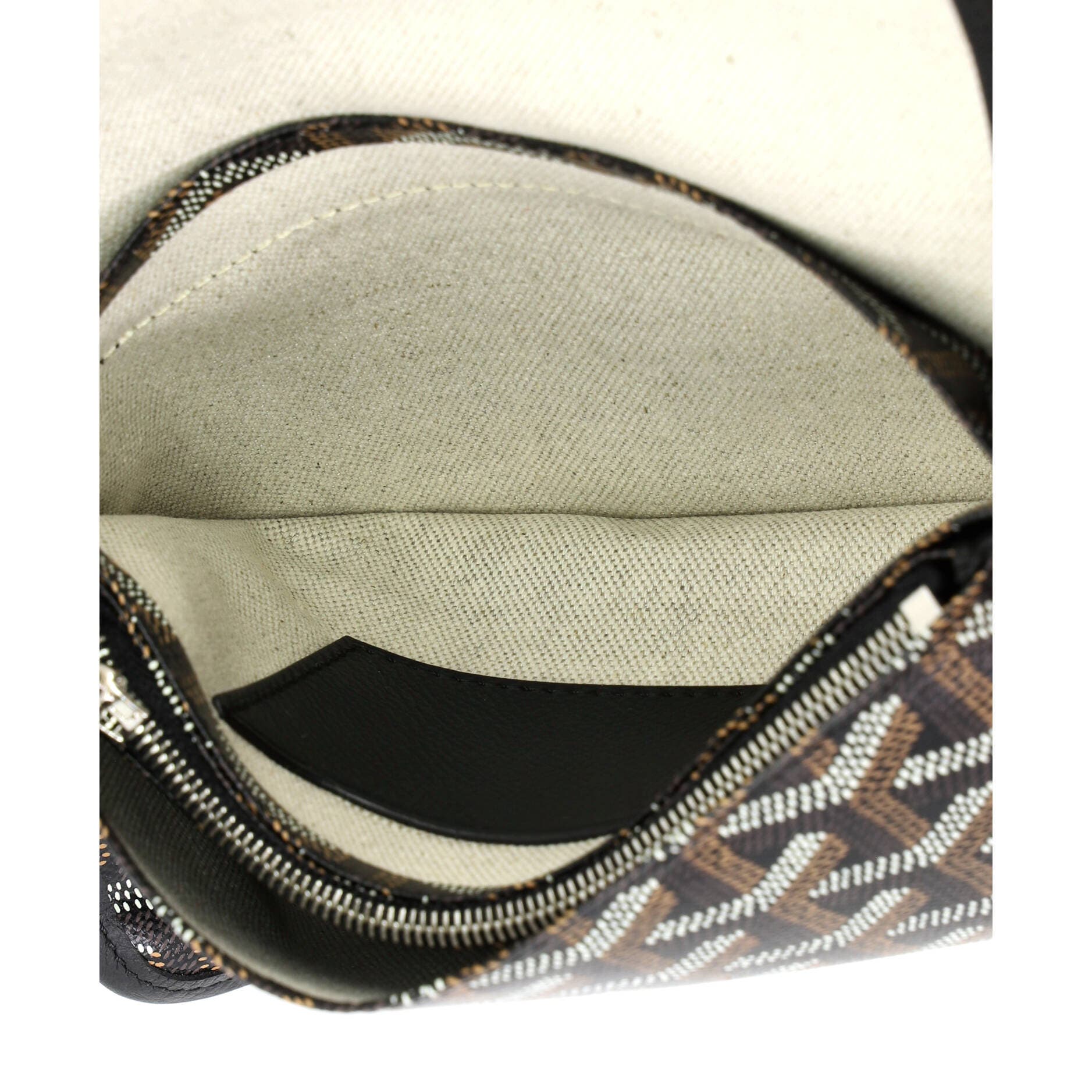 Pre-Owned Goyard Plumet Clutch Wallet Coated Canvas, Alternate, color, Black