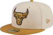 New Era Men's New Era Cream/Tan Chicago Bulls Two-Tone Color Pack 59FIFTY Fitted Hat