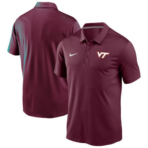 Men's Nike Maroon Virginia Tech Hokies Victory Solid Performance Polo