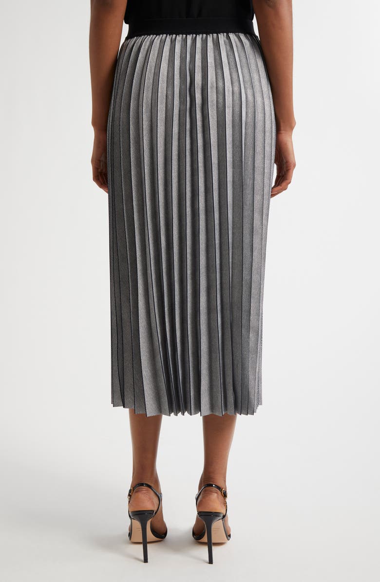 Reiss Nova Pleated Midi Skirt, Alternate, color, Grey