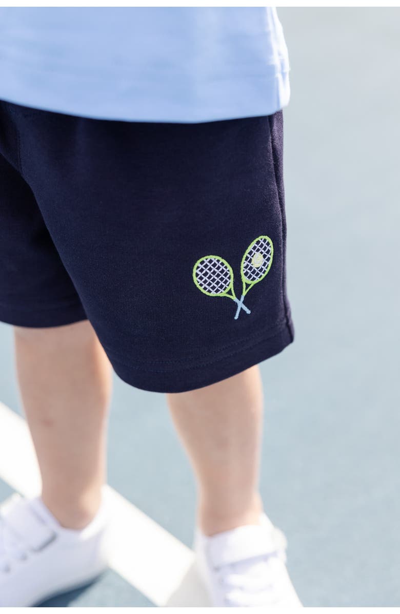 Florence Eiseman Knit Short Set With Tennis, Alternate, color, 