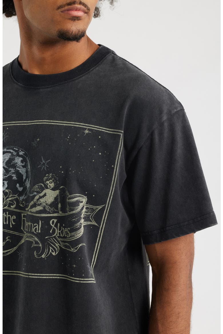 Eternal Skies Sunwash Graphic T-Shirt, Alternate, color, BLACK WASH