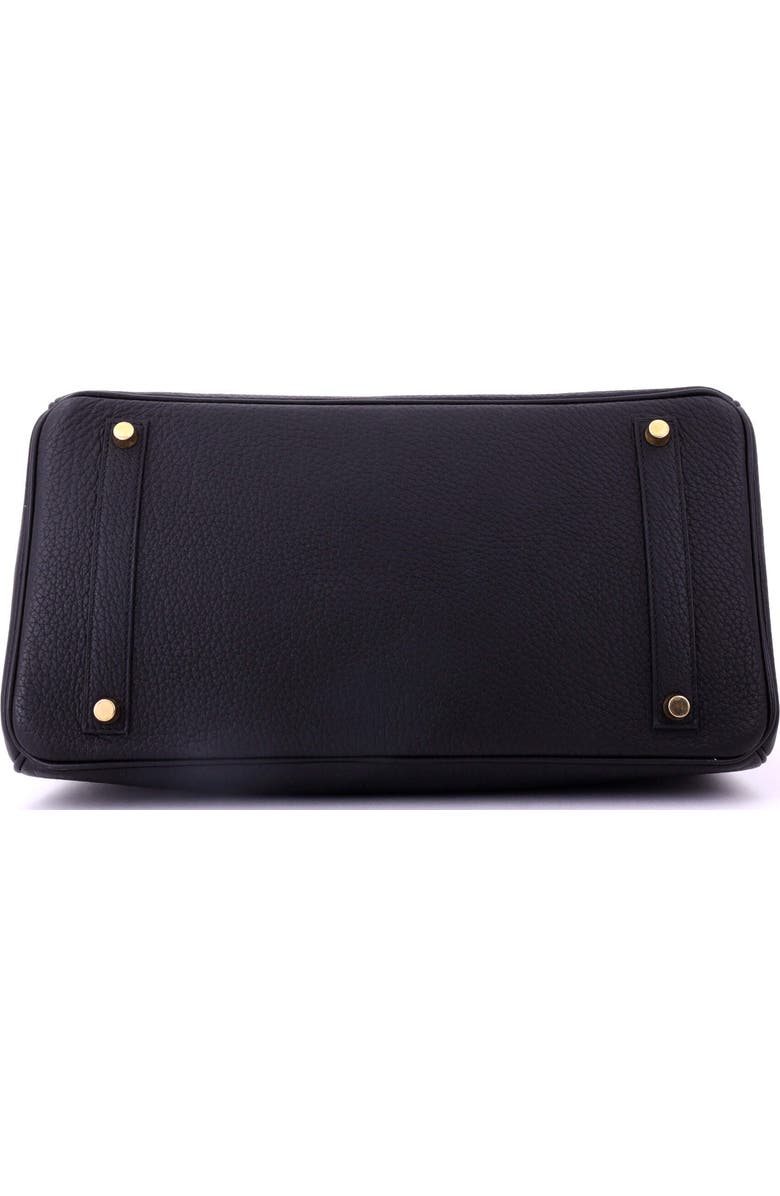 Pre-Owned Hermes Birkin Handbag Black Fjord with Gold Hardware 35, Alternate, color, Noir