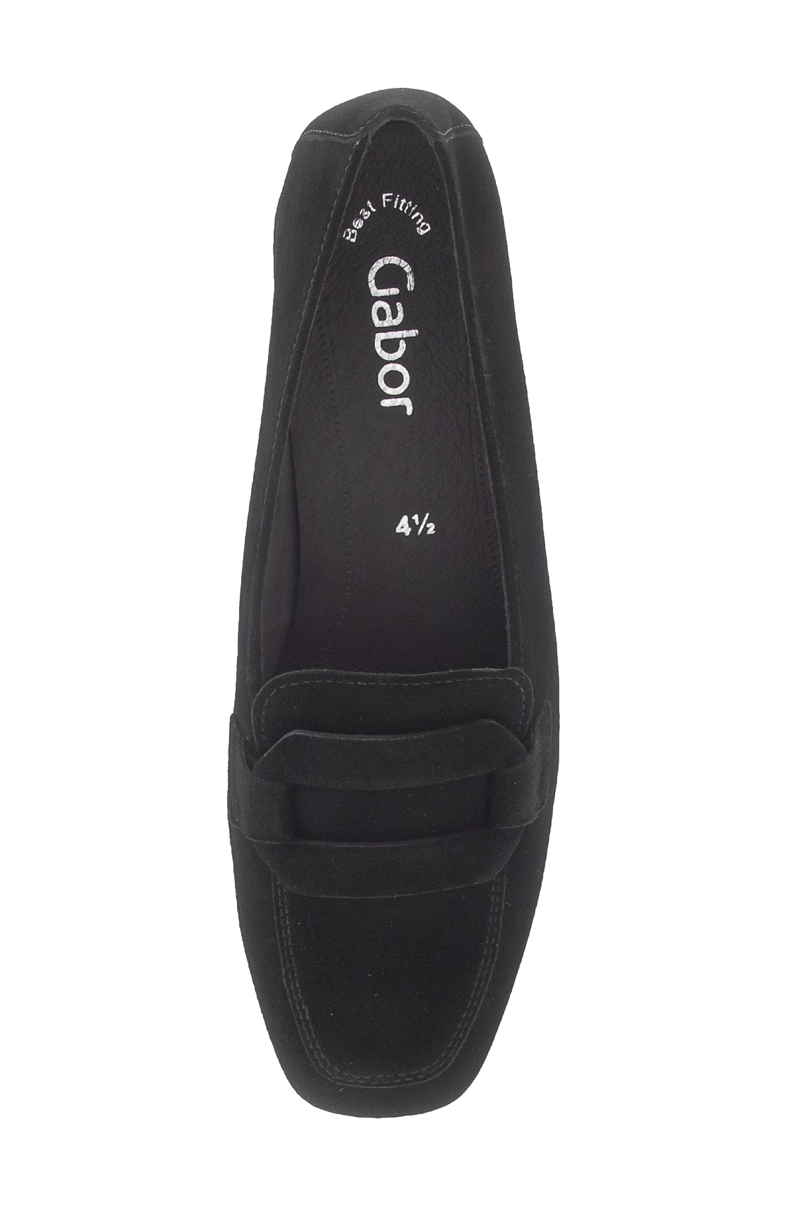 Gabor Penny Loafer, Alternate, color, Black