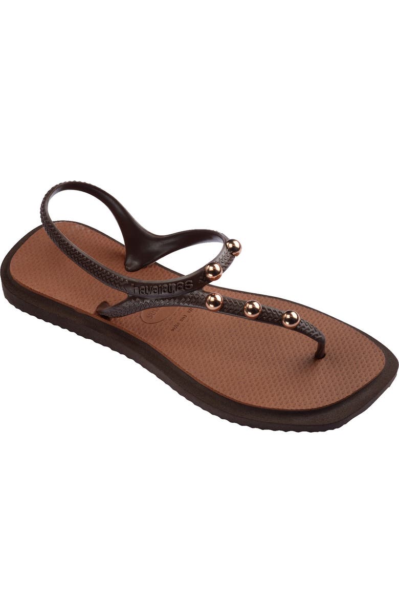 Havaianas Flash Fusion Sandal, Alternate, color, Coffee/ Rust