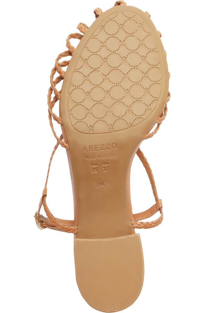 Arezzo Paola Slingback Block Heel Sandal, Alternate, color, Roast Caramel