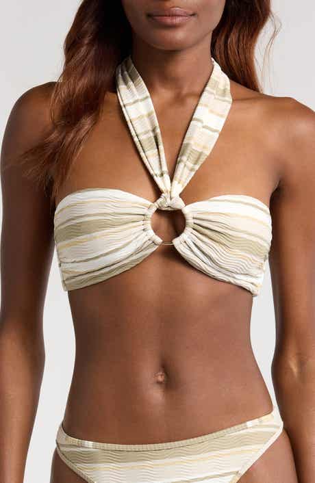 Ramy Brook Marie Stripe Bikini Top