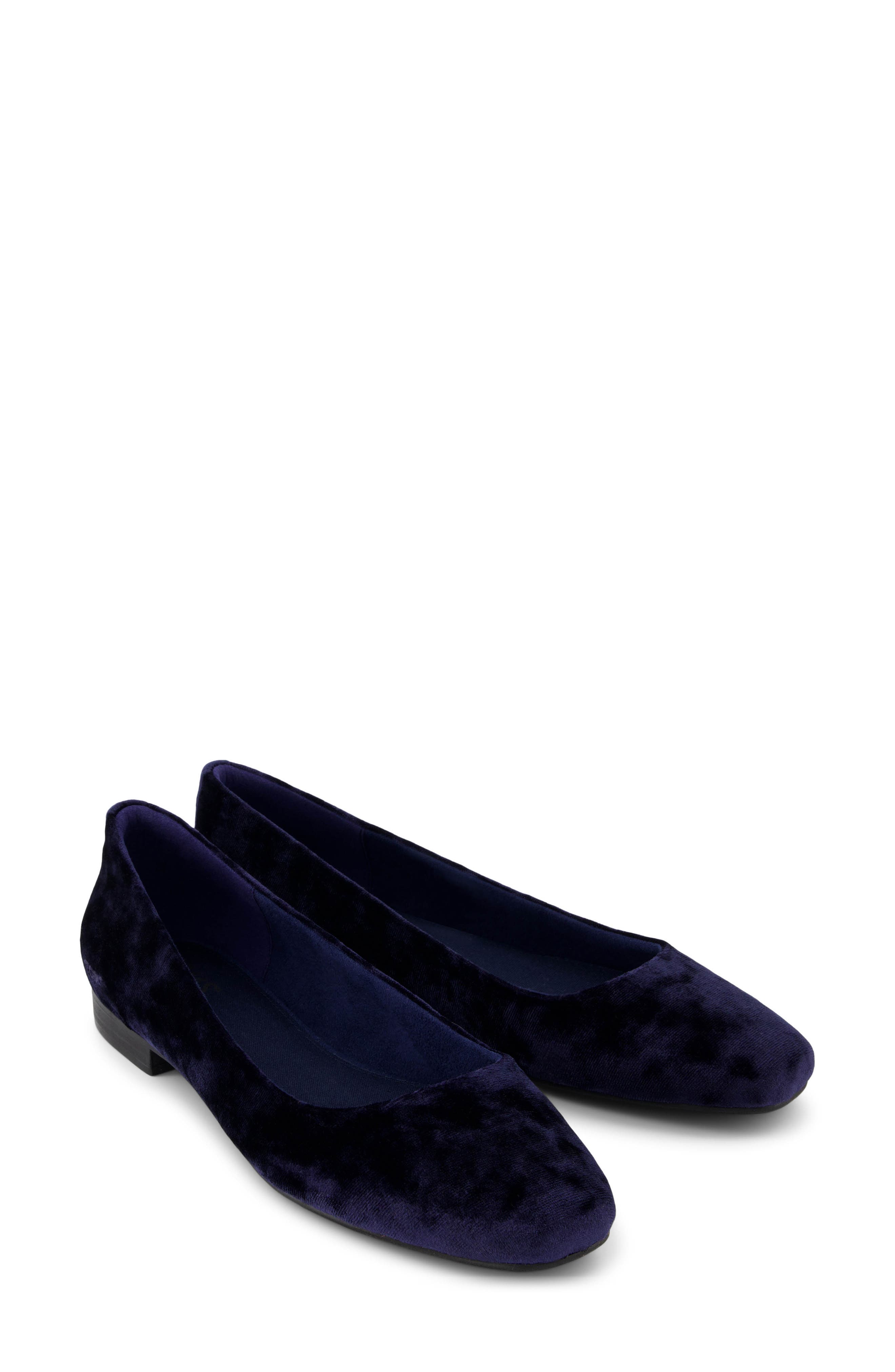 TOMS Briella Ballet Flat, Alternate, color, Navy
