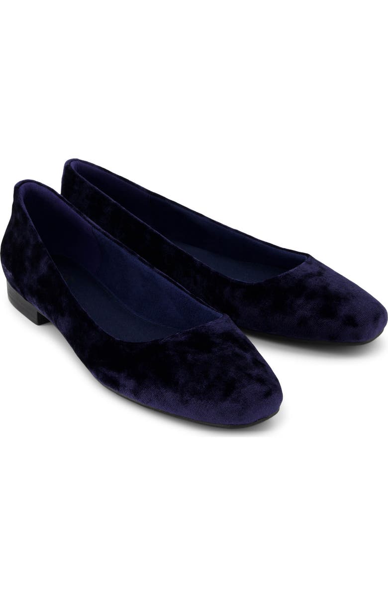 TOMS Briella Ballet Flat, Alternate, color, Navy