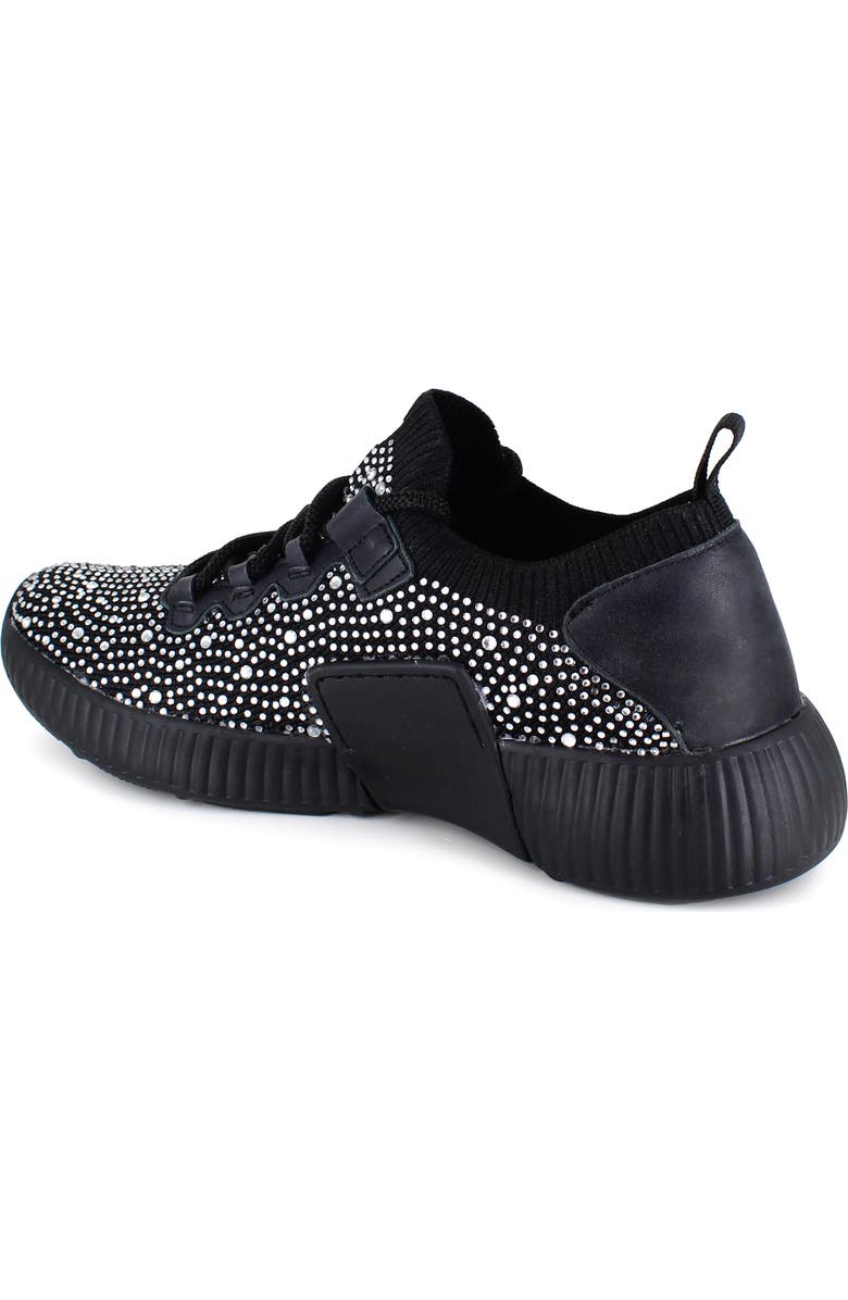 National Comfort Kaycey Decorative Water Resistant Sneaker, Alternate, color, Black