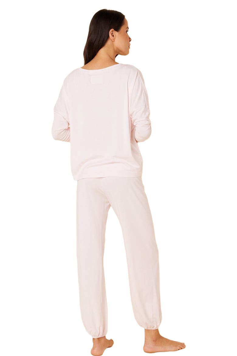 Pima Knit Pullover Set, Alternate, color, Classic Pink Moment