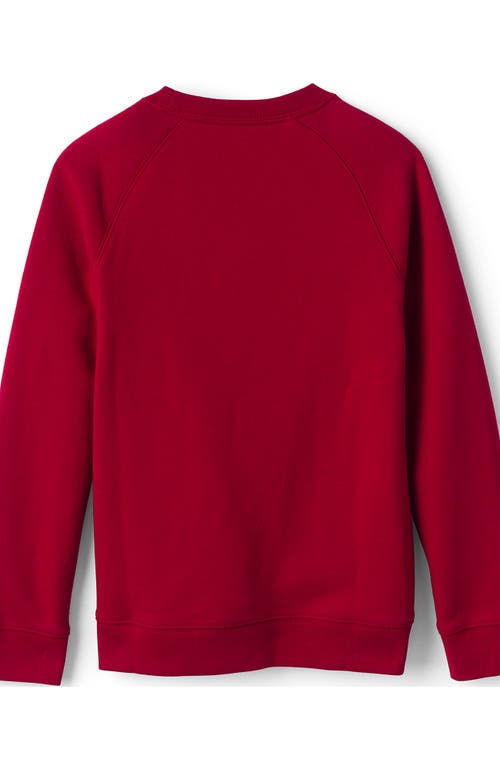 LANDS' END LANDS' END SCHOOL UNIFORM KIDS CREW SWEATSHIRT