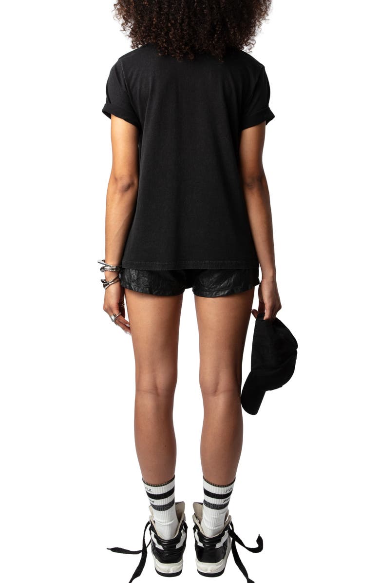 Zadig & Voltaire Edwin Co Hearts Graphic T-Shirt, Alternate, color, 