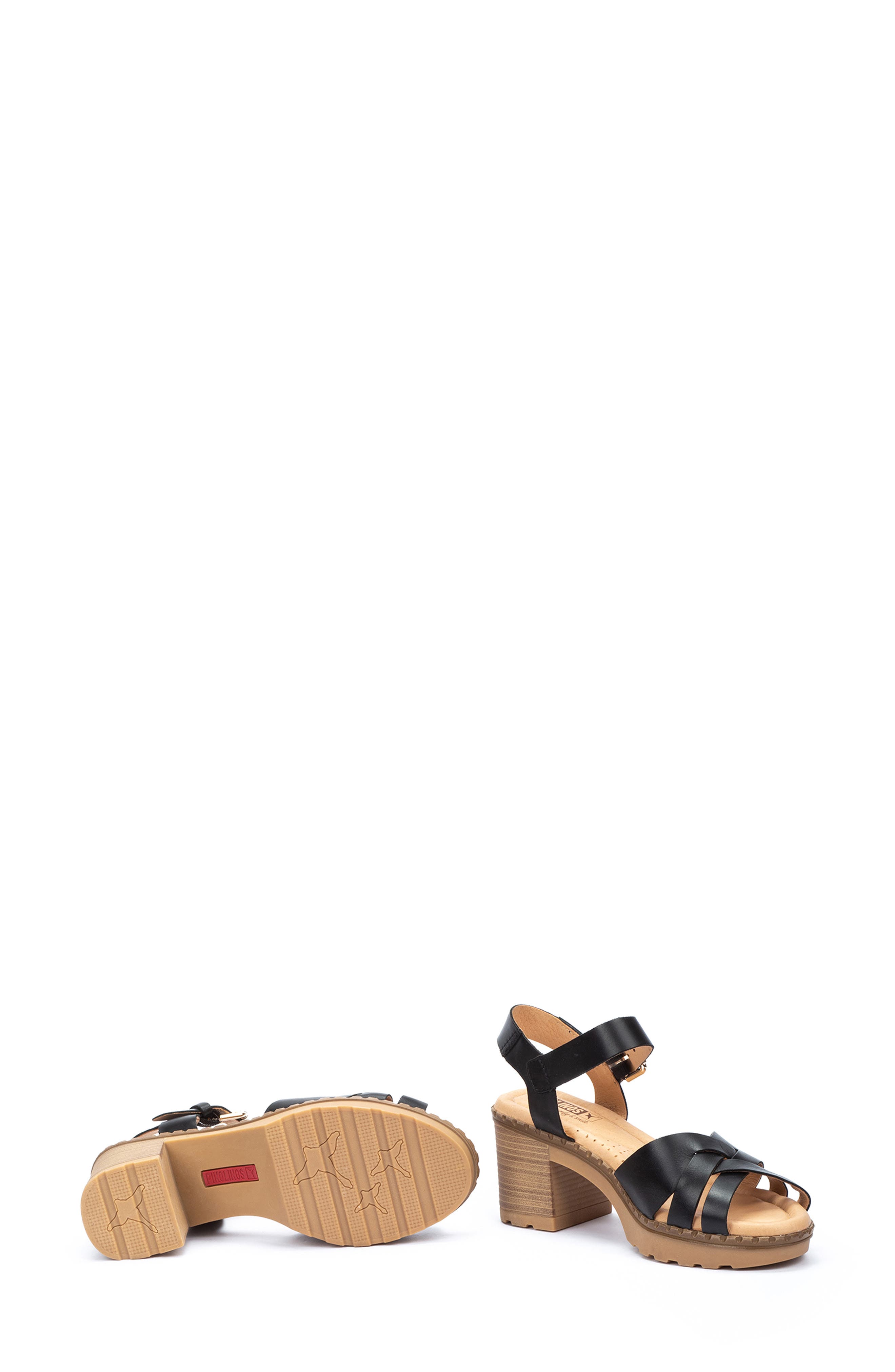 PIKOLINOS Canarias Ankle Strap Sandal, Alternate, color, Black