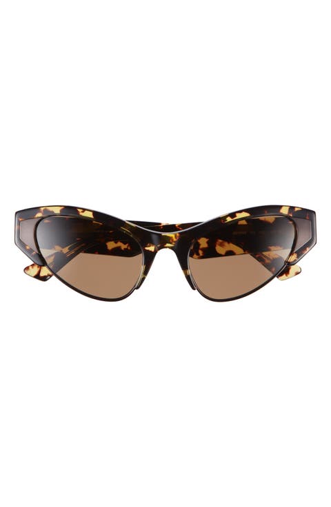 53mm Cat Eye Sunglasses