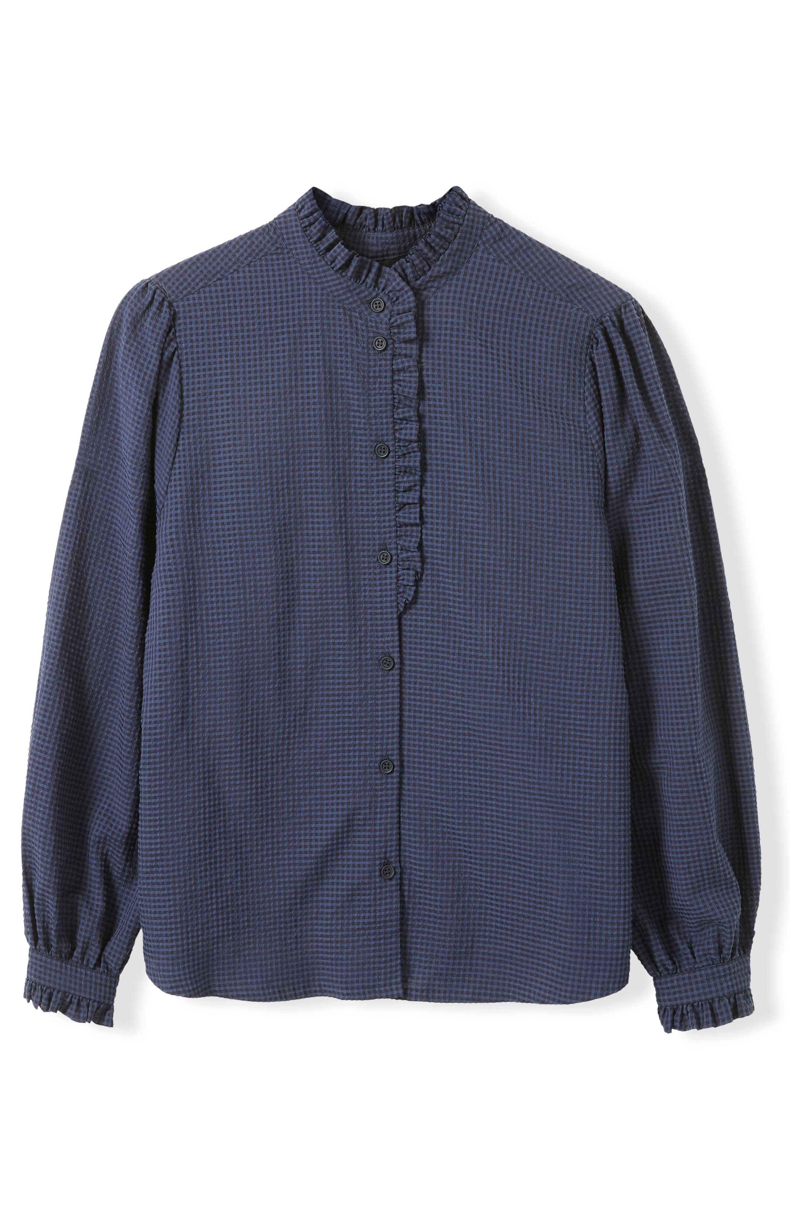 Textured Frill Collar Blouse - image 2