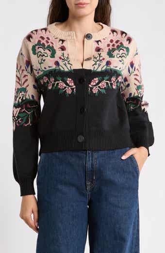 Jacquard Cardigan