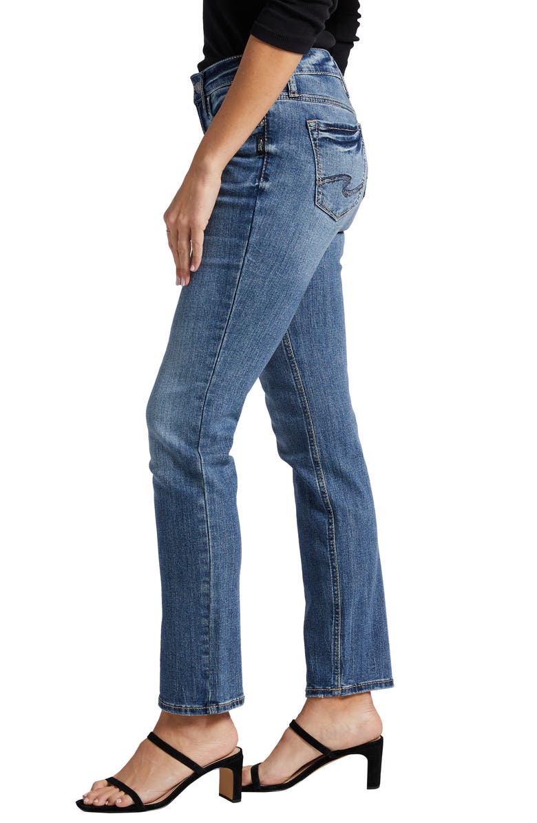Silver Jeans Co. Suki Straight Leg Jeans, Alternate, color, 