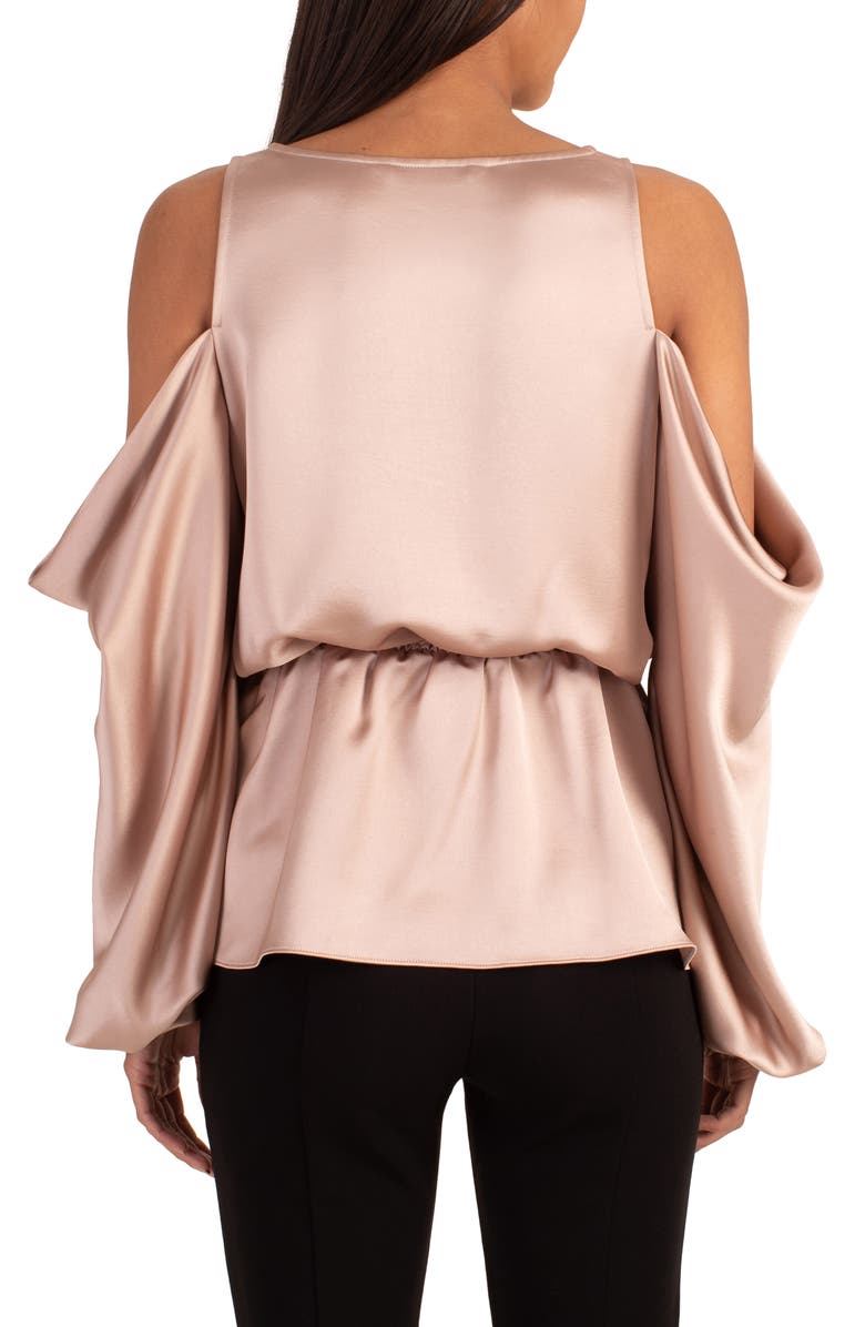 Trina Turk Milky Way Cold Shoulder Top, Alternate, color,