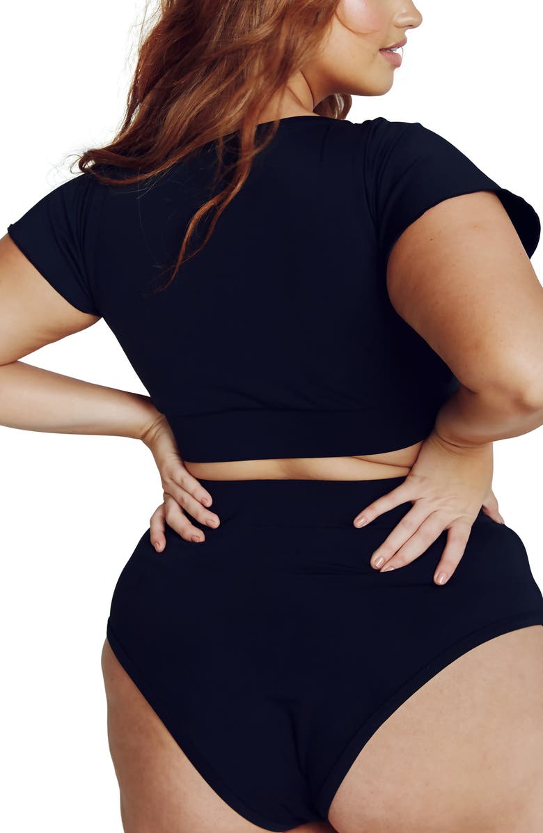 ALPINE BUTTERFLY BFF Crop Bikini Top, Alternate, color, 