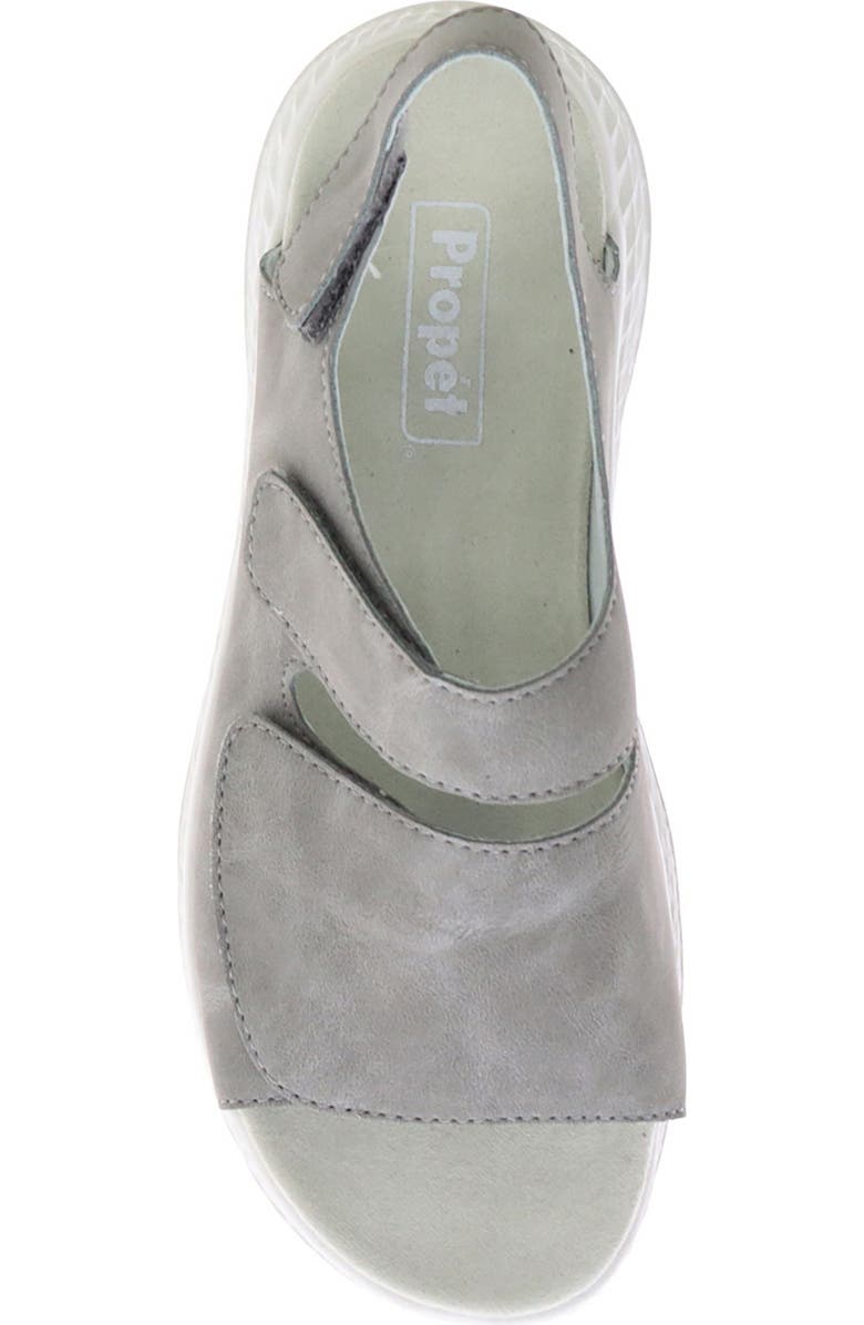 Propét TravelActiv Scottsdale Slingback Sandal, Alternate, color, Grey
