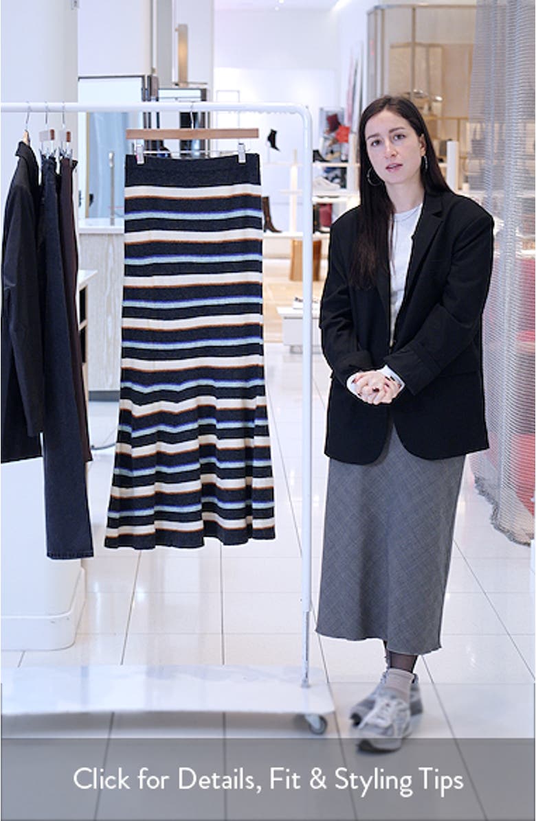Stripe Knit Maxi Skirt, sales video thumbnail