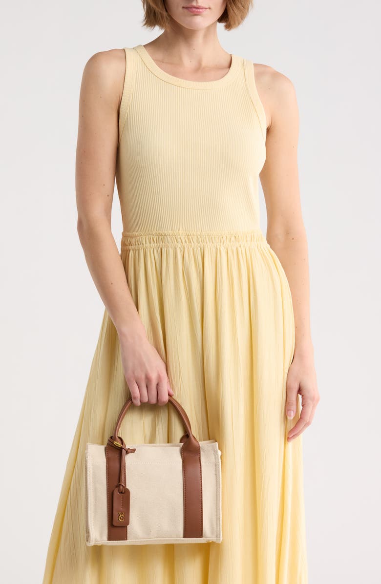 Vince Camuto Aalis Small Tote, Alternate, color, Natural