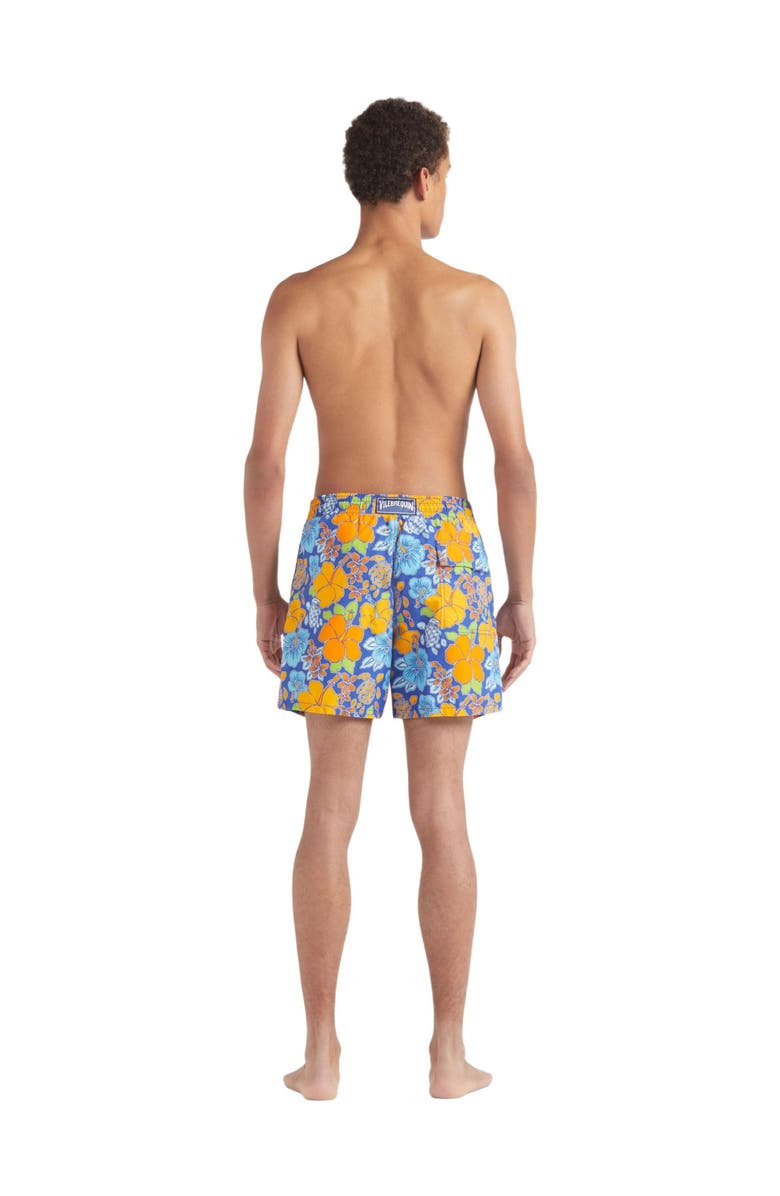 Vilebrequin Men's Tropical Turtle Swim Shorts, Alternate, color, Marrakech