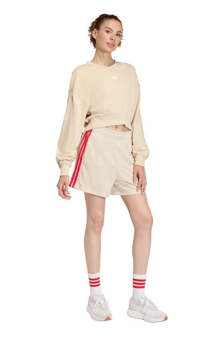 Stadium Shorts, Alternate, color, CRYSTAL LINEN/ PURE RUBY