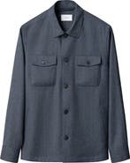 Eton Merino Wool Flannel Overshirt