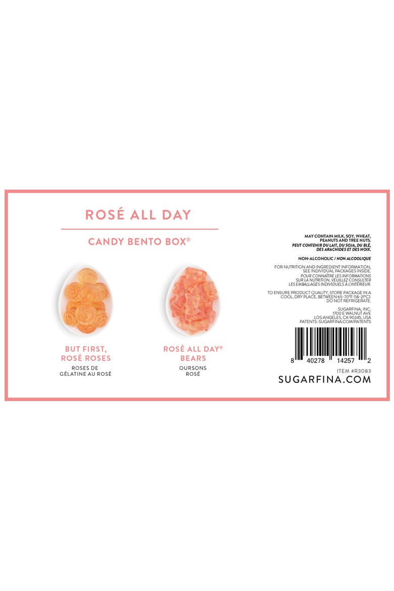 Rosé All Day 2-Piece Candy Bento Box, Alternate, color, PINK