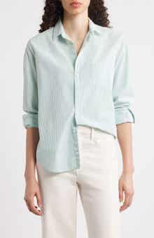 Frank & Eileen Eileen Stripe Relaxed Button-Up Shirt