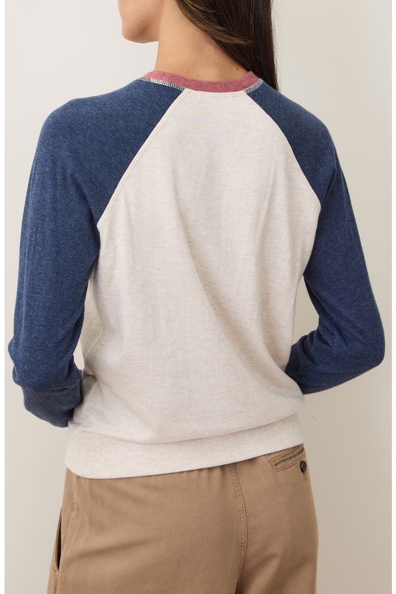 Varsity Raglan T-Shirt, Alternate, color, NAVY COLORBLOCK