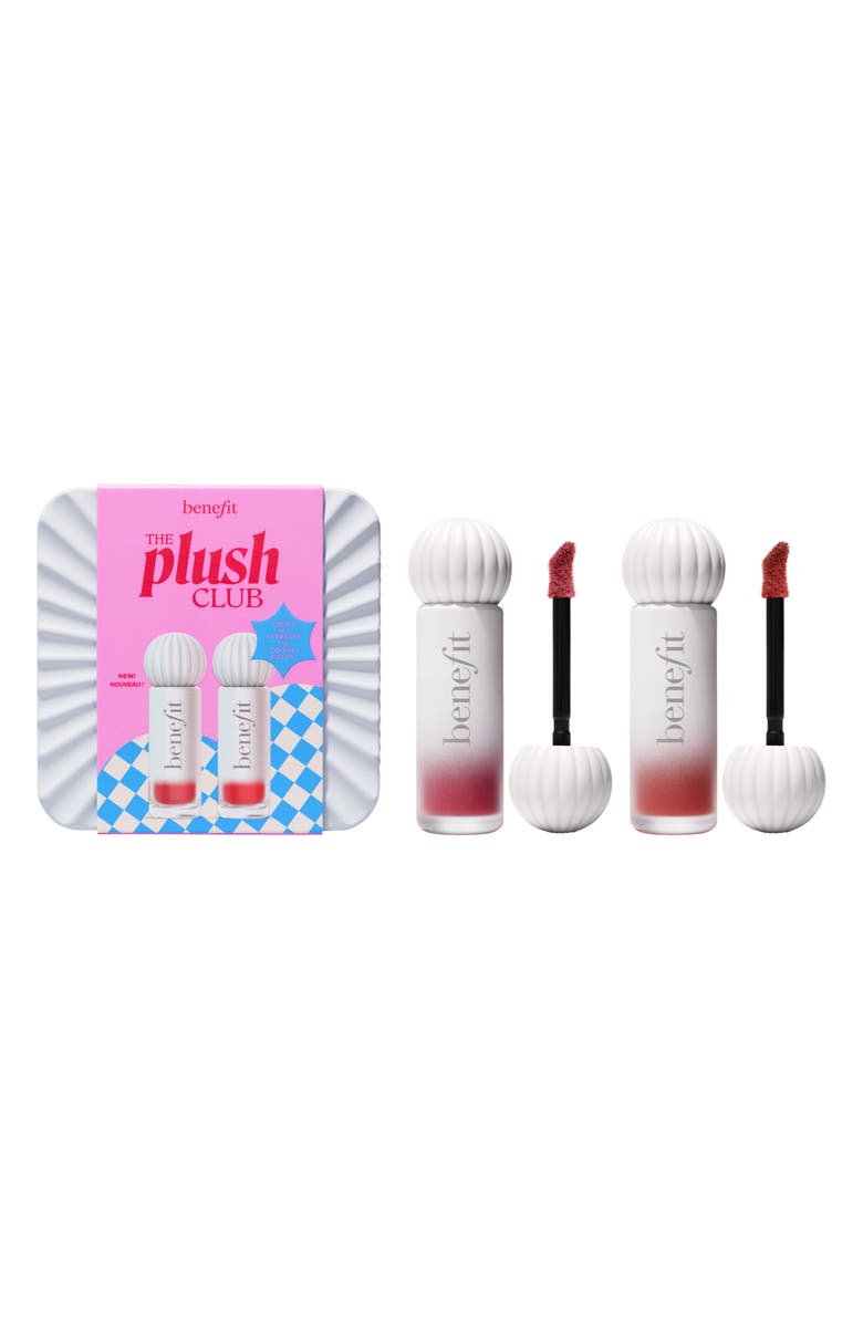 Benefit Cosmetics The Plush Club Moisturizing Matte Lip Tint Duo $48 Value, Main, color, 