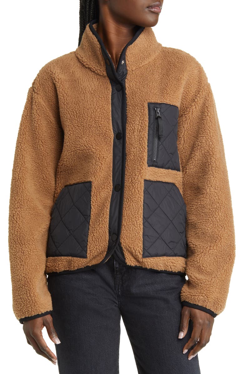 Rails Lorna High Pile Fleece Jacket, Alternate, color, 