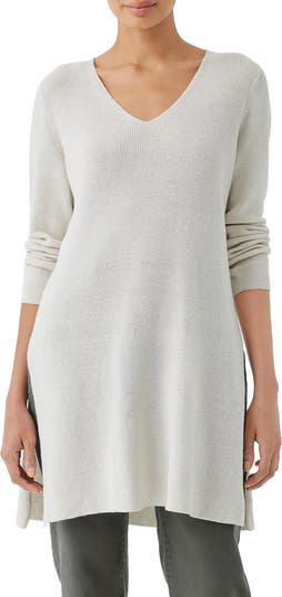(取寄) アイリーン フィッシャー レディース V-ネック チュニック Eileen Fisher women V-Neck Tunic Alpine Women's Eileen Fisher V-Neck Tunic | Zappos.com