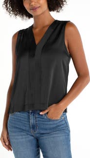 Liverpool Los Angeles Sleeveless Satin Top