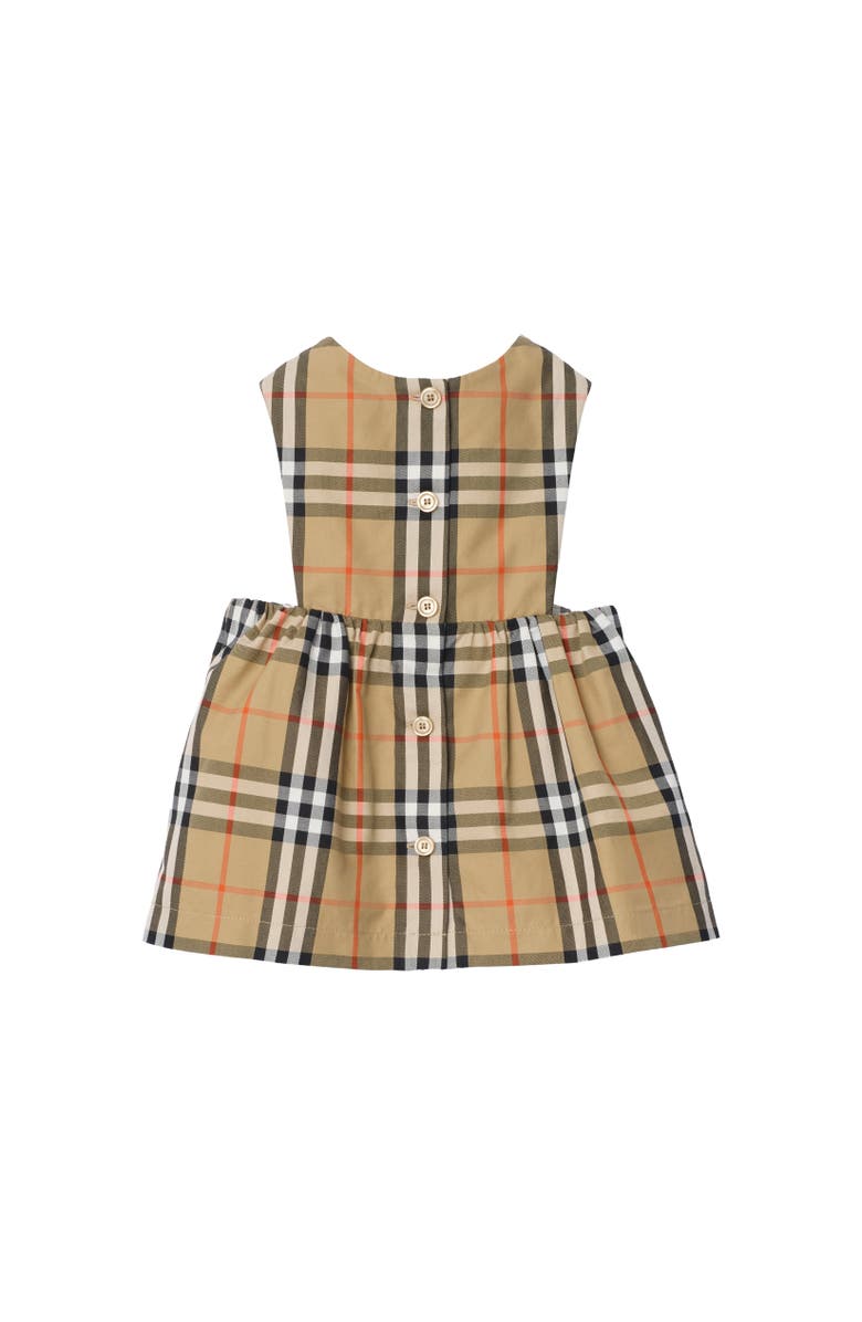 Burberry Check Cotton Three-piece Baby Gift Set, Alternate, color, Sand Beige