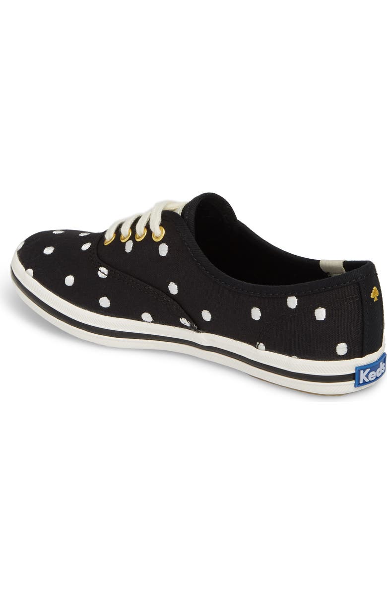 Keds<sup>®</sup> x kate spade new york champion genuine calf hair lace-up shoe, Alternate, color,