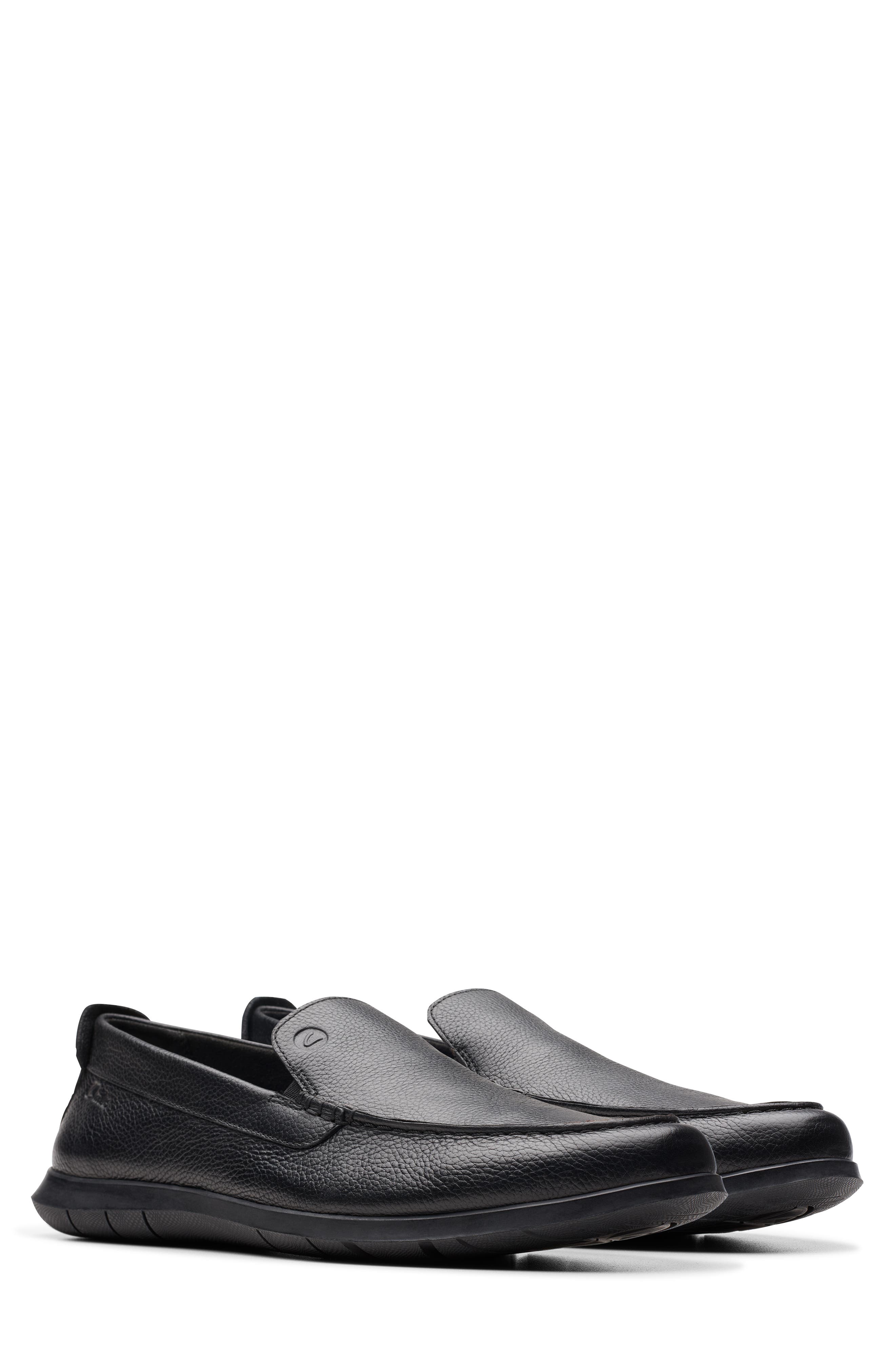 Clarks<sup>®</sup> Flexway Step Slip-On, Alternate, color, Black Leather
