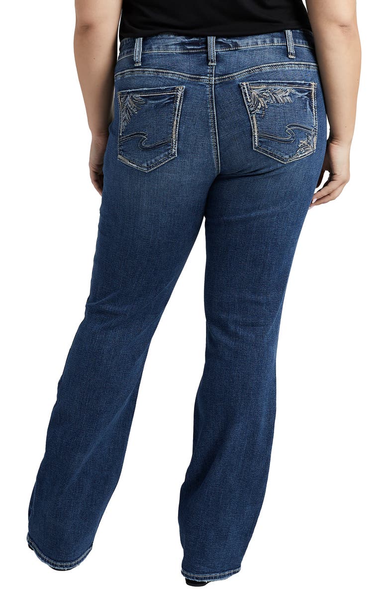 Silver Jeans Co. Elyse Slim Bootcut Jeans, Alternate, color, 