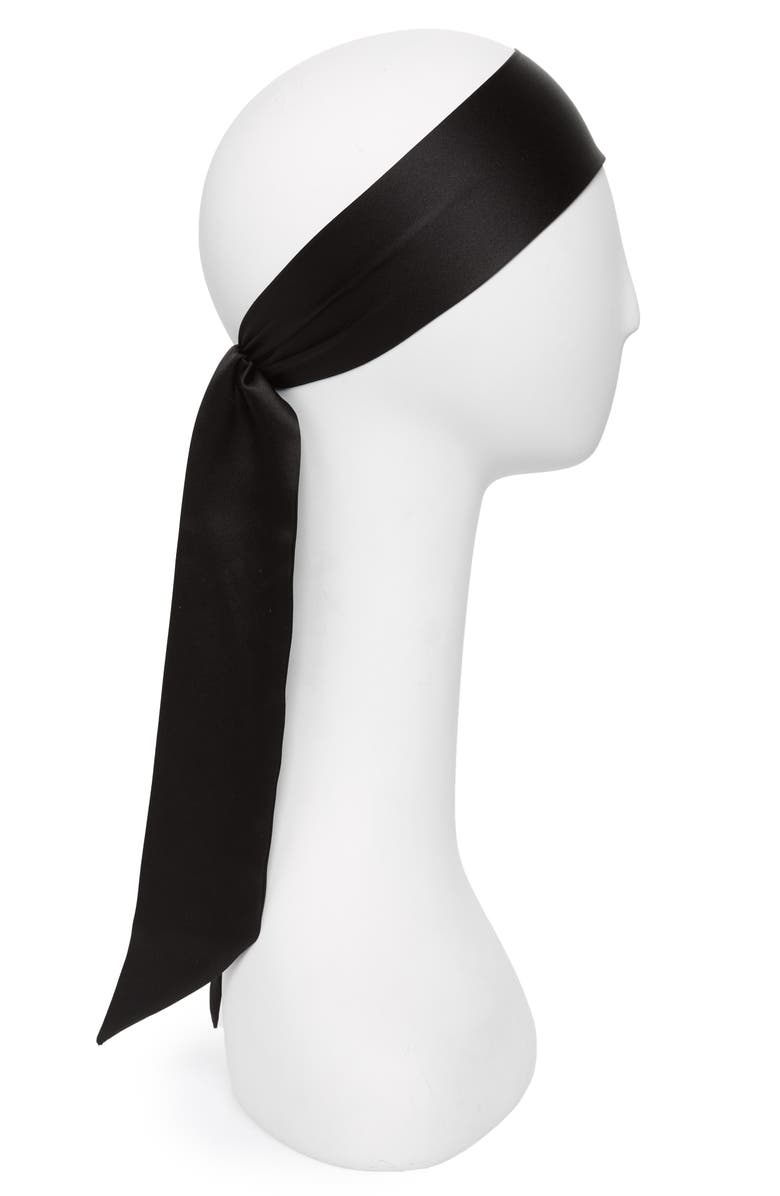 L. Erickson Silk Charmeuse Head Wrap, Main, color, 
