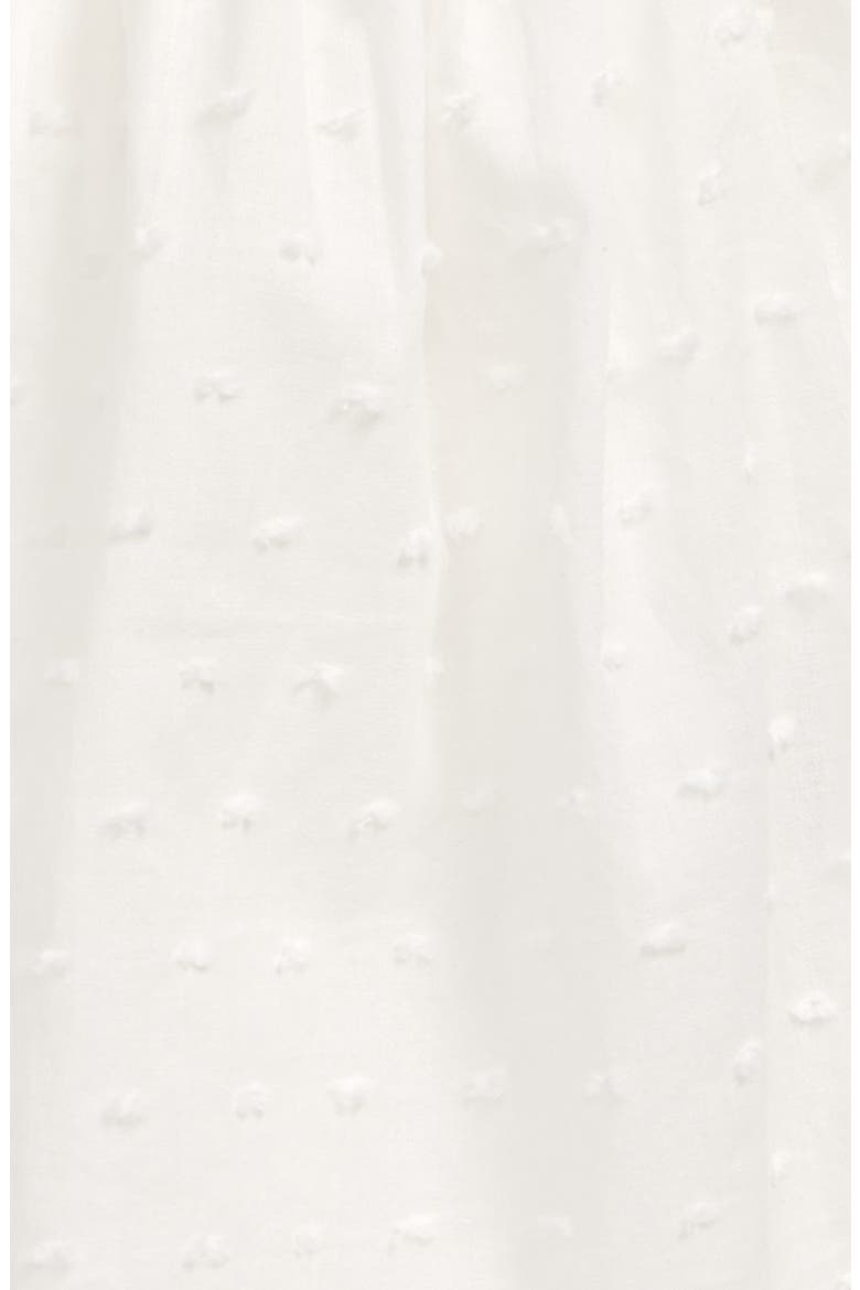 Swiss Dot Flutter Sleeve Dress, Alternate, color, WHITE