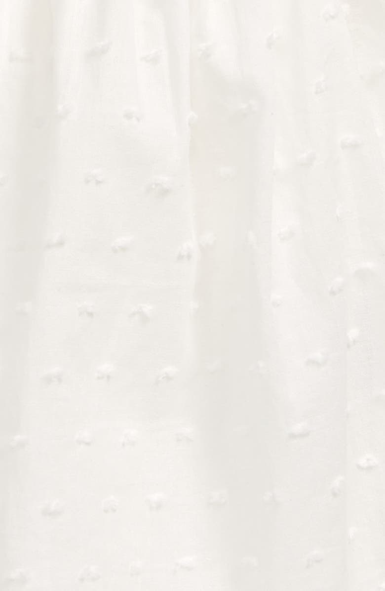 Oliver & Rain Swiss Dot Flutter Sleeve Dress, Alternate, color,