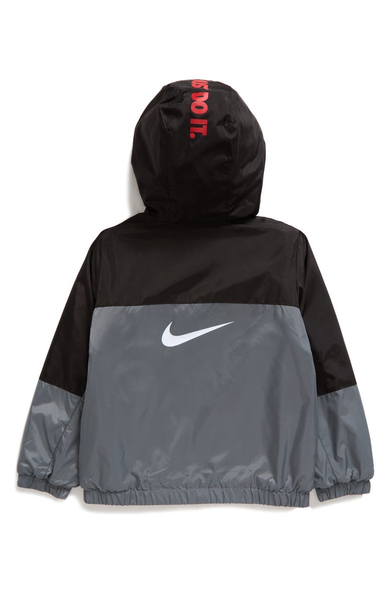 Nike Kids' Just Do It Fleece Lined Windrunner Jacket, Alternate, color, 