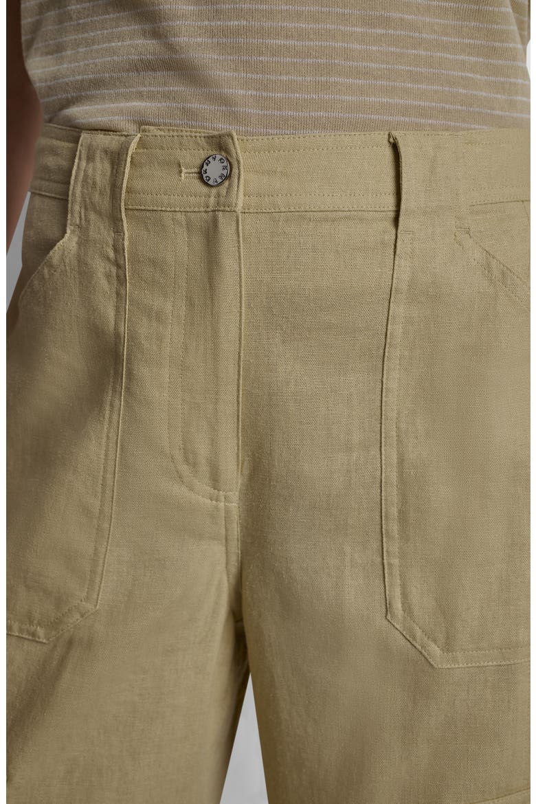 Linen Blend Cargo Pants, Alternate, color, MOJAVE DESERT